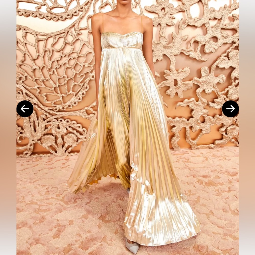 Ulla Johnson Gold Maxi Dress